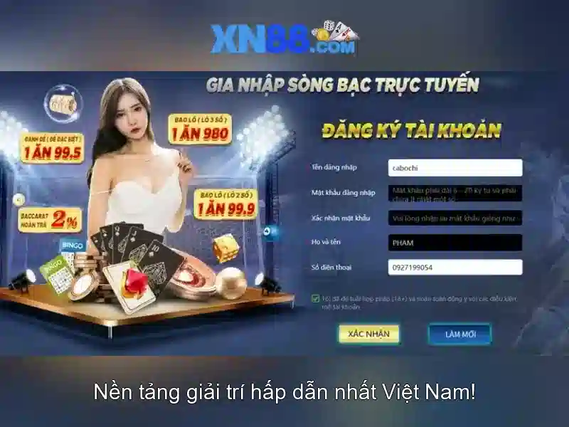 Kho game slot XN88